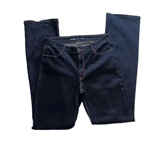 Old Navy Denim - Old Navy WOW Boot-cut Dark Wash Denim Jeans Women's 10 Tall